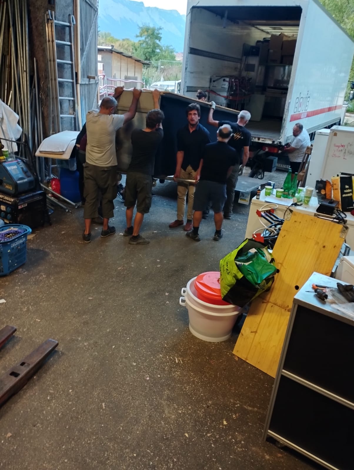 Le bar de la guinguette